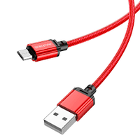 Кабель Borofone BX87 Sharp charging data cable Micro 2.4A 1m red