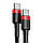 Кабель Baseus Cafule HW QC Type-C to Type-C PD2.0 100W (2m) Red/Black (CATKLF-AL91), фото 5