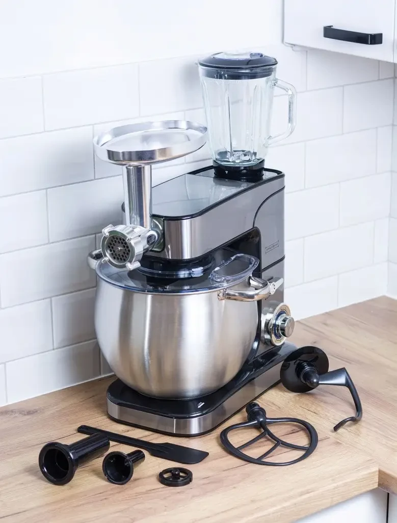 Кухонний комбайн Royalty Line RL-PKM-2800.472.1 BG Silver, фото 1