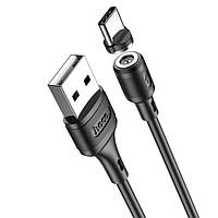 Кабель HOCO X52 Sereno magnetic charging cable for Type-C 2A/1m Black