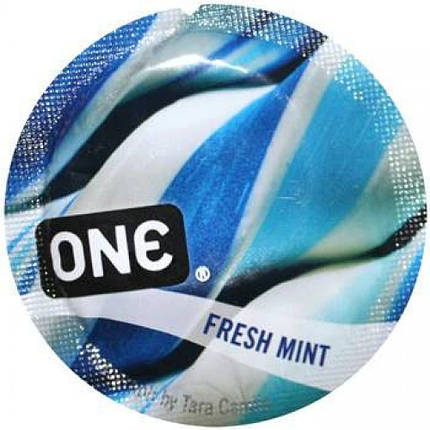 Презерватив оПрезерватив оральний One FlavorWaves Освіжаюча м'ята (Ціна за 5 шт), фото 1