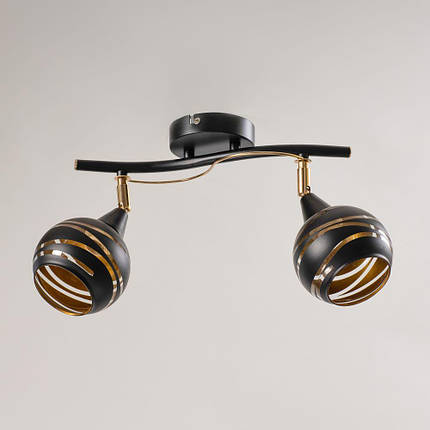 Люстра стельова на два плафони, фото 1