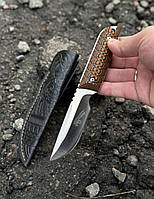 Нож Шкурник для охоты рыбалки туризма с чехлом