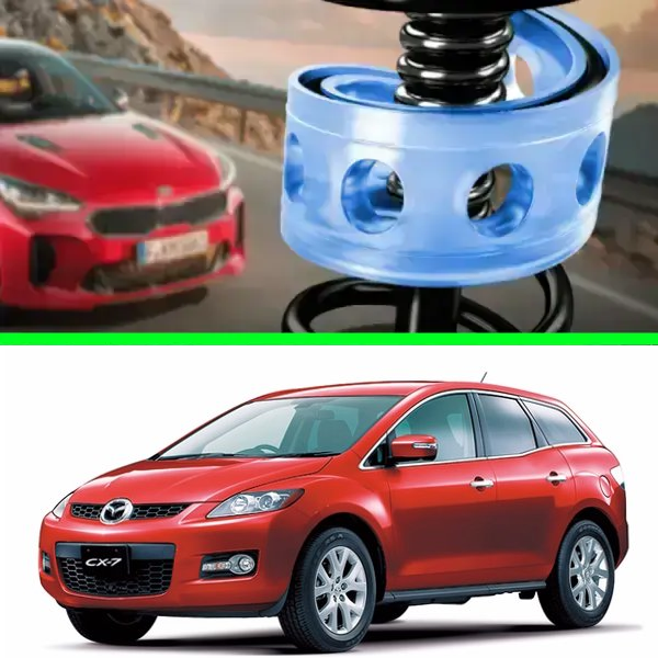 Автобафери силіконові на задні пружини Mazda CX-7 2006-2013 (проставки, подушки пружини)