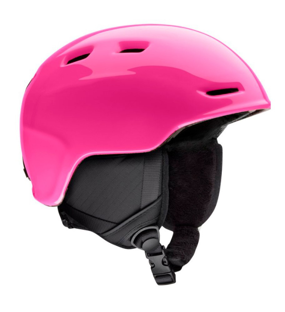 Шолом гірськолижний підлітковий Smith ZOOM Junior 48-53 pink (E006452WZ5358-53) высокое качество - фото 1 - id-p2193392709