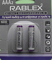 Акумулятор Rablex HR03 AAA 600 mAh Ni-MH