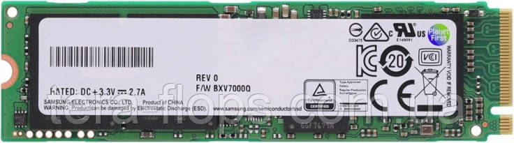 SSD M.2 накопичувач Samsung PM961 256GB (MZ-VLW2560) Б/В (TF), фото 2