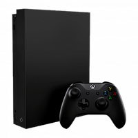 Игровая приставка к телевизору Microsoft Xbox One 500 ГБ с джойстиком черная Консоль игровая стационарная