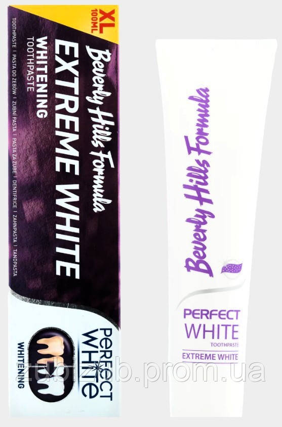 Зубная паста Beverly Hills Formula Perfect White Extreme White 100 мл - фото 1 - id-p1706654917