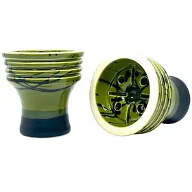 Глиняна чаша "Sweet Bowls Classic Turkish" для кальяну - Green