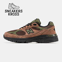 Мужские кроссовки New Balance 993 Aime Leon Dore Brown, Повседневные кроссовки Нью Беленс 993