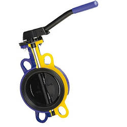 Затвор поворотний Батерфляй з чавунним диском ZETKAMA DN 50 PN 16