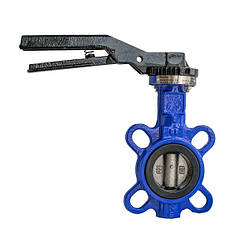 Затвор Баттерфляй WALVER чавунний диск Ду 50 Ру 16