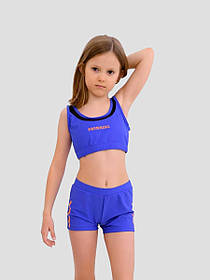 Дитячий підлітковий купальник Teres 357-1 яскраво-синій 32 34 розмір