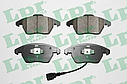 Передні колодки Альтеа, Ібіца 5, Леон 2, Толедо 3, Ауди А3, ТТ (1K0698151C) LPR 05P866, фото 3