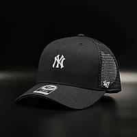 Оригинальная черная кепка с сеткой 47 Brand MLB New York Yankees Base Runner Mesh 47 MVP
