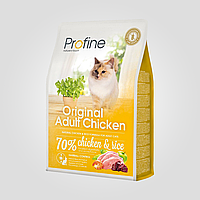 Сухой корм Profine Original Adult для взрослых кошек, с курицей и рисом, 2 кг