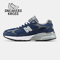 Жіночі кросівки New Balance 993 Blue Grey, Повсякденні кросівки Нью Беленс 993 сині