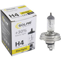 Автолампа SOLAR H4 12V 60/55W P45t-41 Starlight+30 1224 o