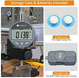 Індикатор годинникового типу цифровий Neoteck ІЧЦ-12,7/0,01 мм з вушком, фото 3