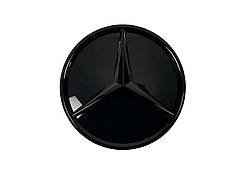 Емблема Зірка 3D дзеркальна під дистронік на Mercedes GLS / GLC / Vito / S  Black