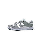 Мужские кроссовки Nike Dunk Low Vast Grey (серые) модные повседневные демисезонные кроссовки D521 Найк