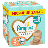 Подгузники Pampers Premium Care Размер 3 6-10 кг 200 шт 8006540855898 o