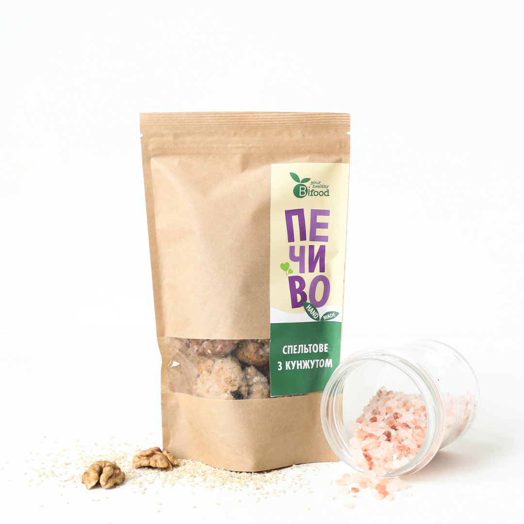 Печиво спельтове з кунжутом 200г Bifood