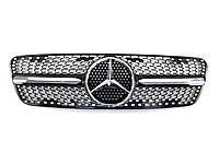 Решетка радиатора на Mercedes ML-Class W163 1997-2005 год Diamond Black