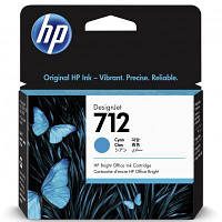 Картридж HP DJ No.712 DesignJet Т230/Т630 Cyan 29ml 3ED67A o