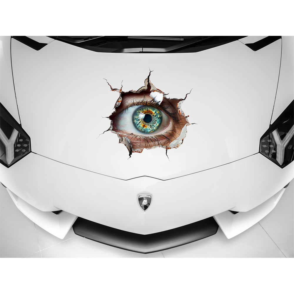 Ексклюзивна 3D-плівка на автомобіль, очей, для дверей або скла 50x50 см