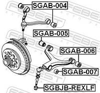 Сайлентблок подвески SSANGYONG KYRON / SSANGYONG ACTYON 2002-2017 г.