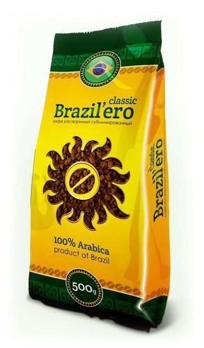 Кава розчинна Brazil'ero Classic, 500 г