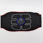 Електричний пояс-стимулятор для м'язів живота, від USB, W24 / Міостимулятор для преса / Пояс тренажер, фото 3