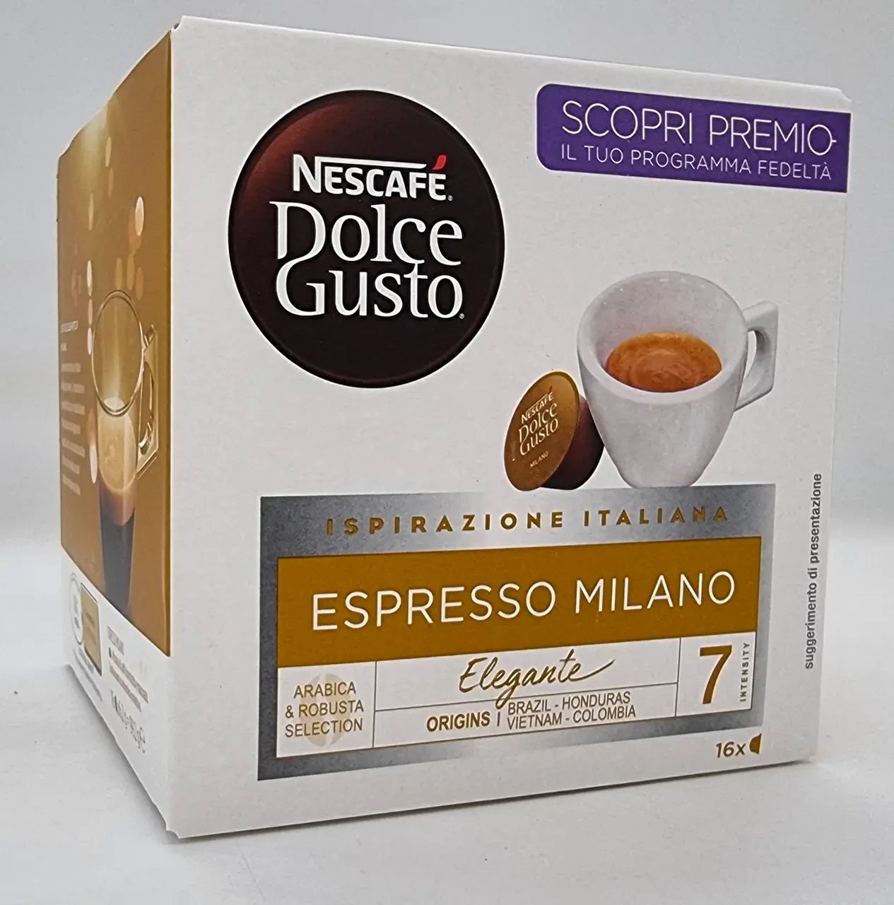 Кава в капсулах NESCAFE Dolce Gusto Espresso Milano 16шт Нескафе Дольче Густо фруктово-пряний аромат