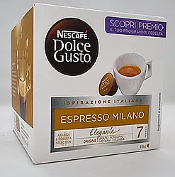 Кава в капсулах NESCAFE Dolce Gusto Espresso Milano 16шт Нескафе Дольче Густо фруктово-пряний аромат