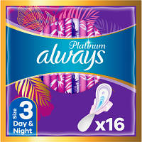 Гигиенические прокладки Always Platinum Day&Night Размер 3 16 шт. 8001841449982 o