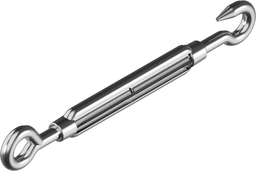 DIN1480 Талреп М30х225 захват гак-кільце цинк білий [3N20000003N3000000] Metalvis, фото 1