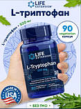 Триптофан Life Extension L-Tryptophan 500 мг 90 капсул, фото 3