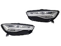 Передние фары на Audi A6 C7 2014-2018 года апгрейд с xenon на full led