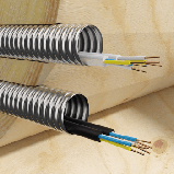 Труба гофрована 15A, 10м, з нержавіючої сталі SS304, IWS flex, фото 8