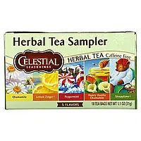 Celestial Seasonings, набор травяных чаев, без кофеина, 5 вкусов, 18 чайных пакетиков, 30 г (1,0 унция) Киев