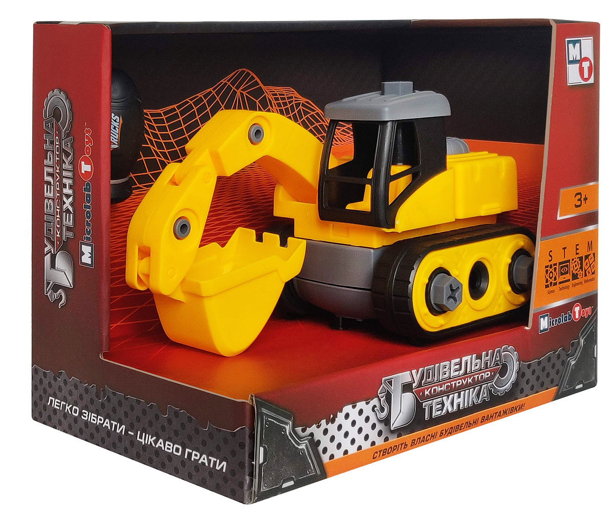 Конструктор зібраний "Будівельна техніка" - Екскаватор (MT8901А), фото 1