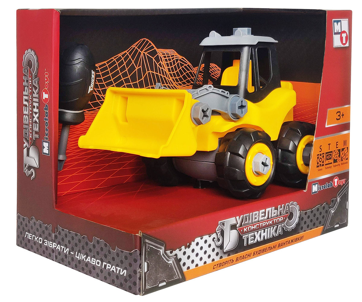 Конструктор зібраний "Будівельна техніка" - Трактор (MT8910А), фото 1