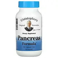 Christopher's Original Formulas, Pancreas Formula, 460 мг, 100 вегетарианских капсул Киев