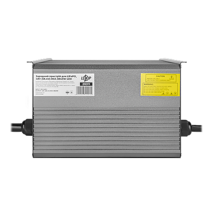 Зарядний пристрій для акумуляторів LiFePO4 48V (58.4V)-80A-3840W-LED, фото 1