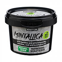 Очищающий скраб-шампунь для кожи головы Mintallica Beauty Jar 100 г IB, код: 8145595