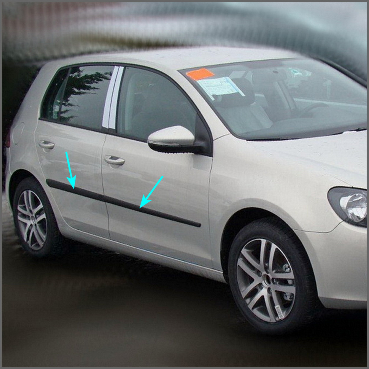 Молдинги на двері для Volkswagen Golf VI 5dr 2008-2013
