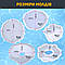 Силіконові молди форми для виготовлення підставок для чашок підстаканників з епоксидної смоли гіпсу костер 5, фото 2