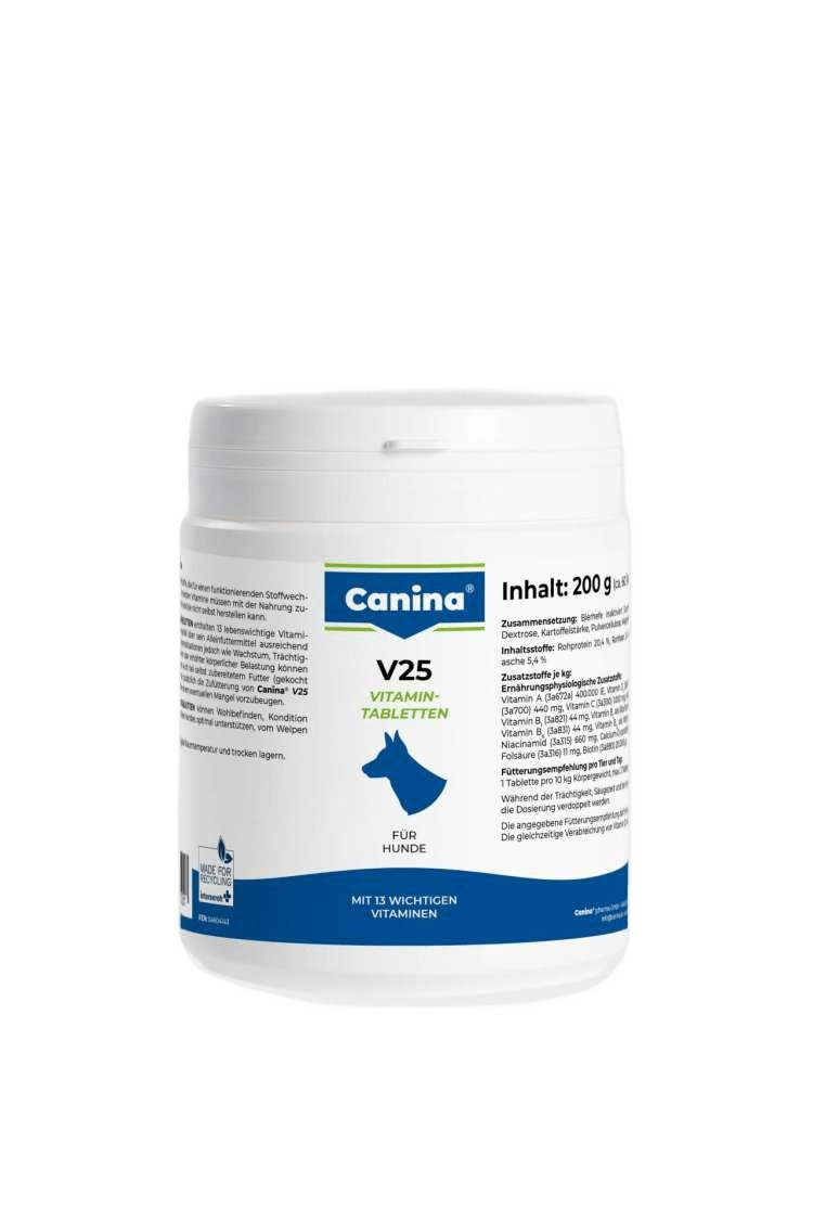 Полівітамінний комплекс для собак Canina V25 Vitamintabletten 200 г/60 табл, фото 1